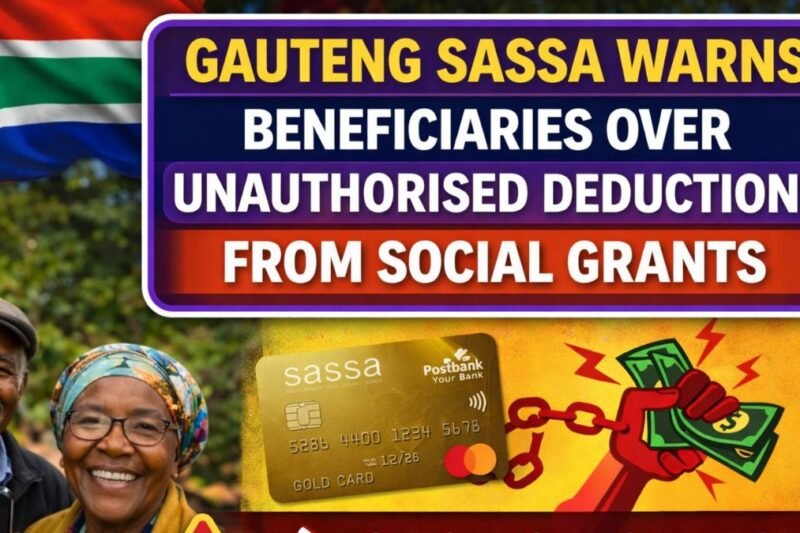 Gauteng SASSA Warns Beneficiaries Over Unauthorised Deductions From Social Grants