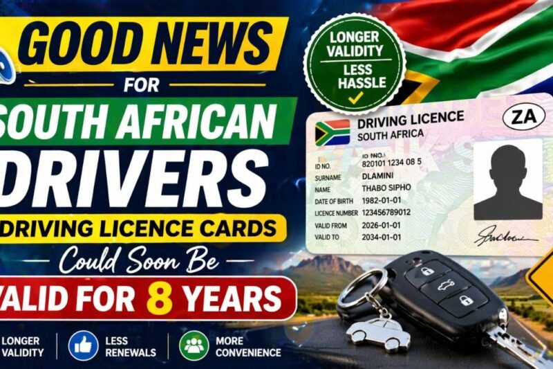 Good News for South African Drivers - Driving Licence Cards Could Soon Be Valid for 8 Years