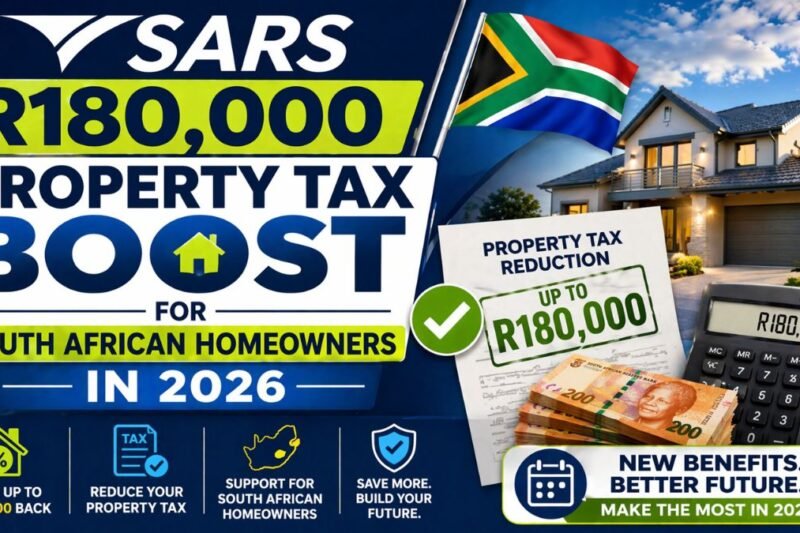 SARS R180,000 Property Tax Boost for South African Homeowners in 2026
