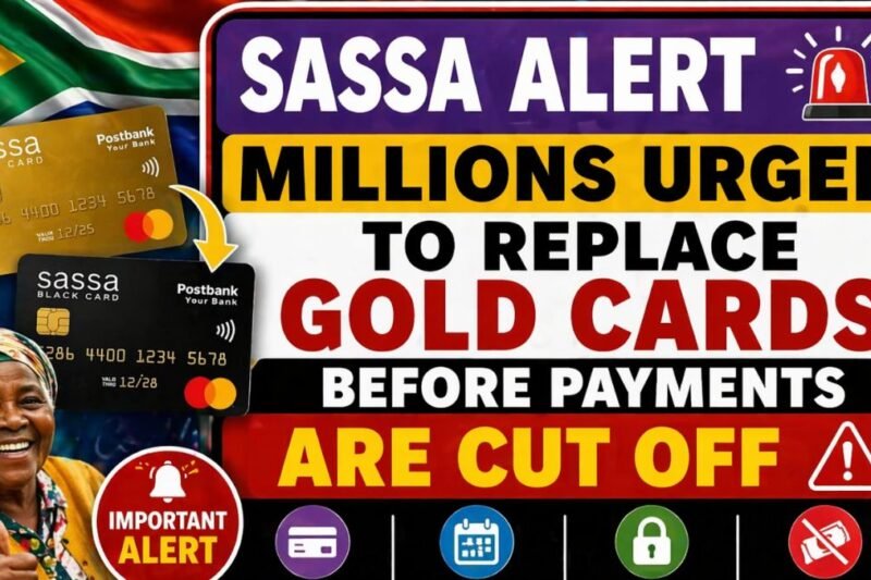 SASSA Alert - Millions Urged to Replace Gold Cards Before Payments Are Cut Off