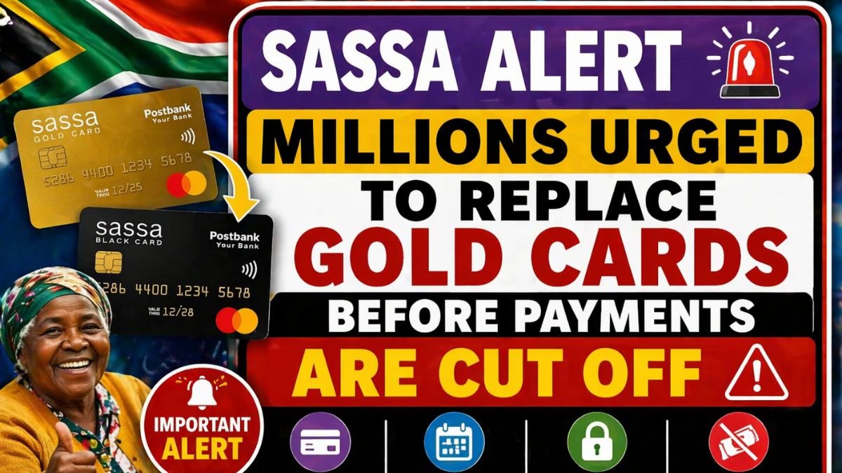 SASSA Alert - Millions Urged to Replace Gold Cards Before Payments Are Cut Off
