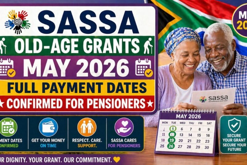 SASSA Old-Age Grants May 2026 – Full Payment Dates Confirmed for Pensioners