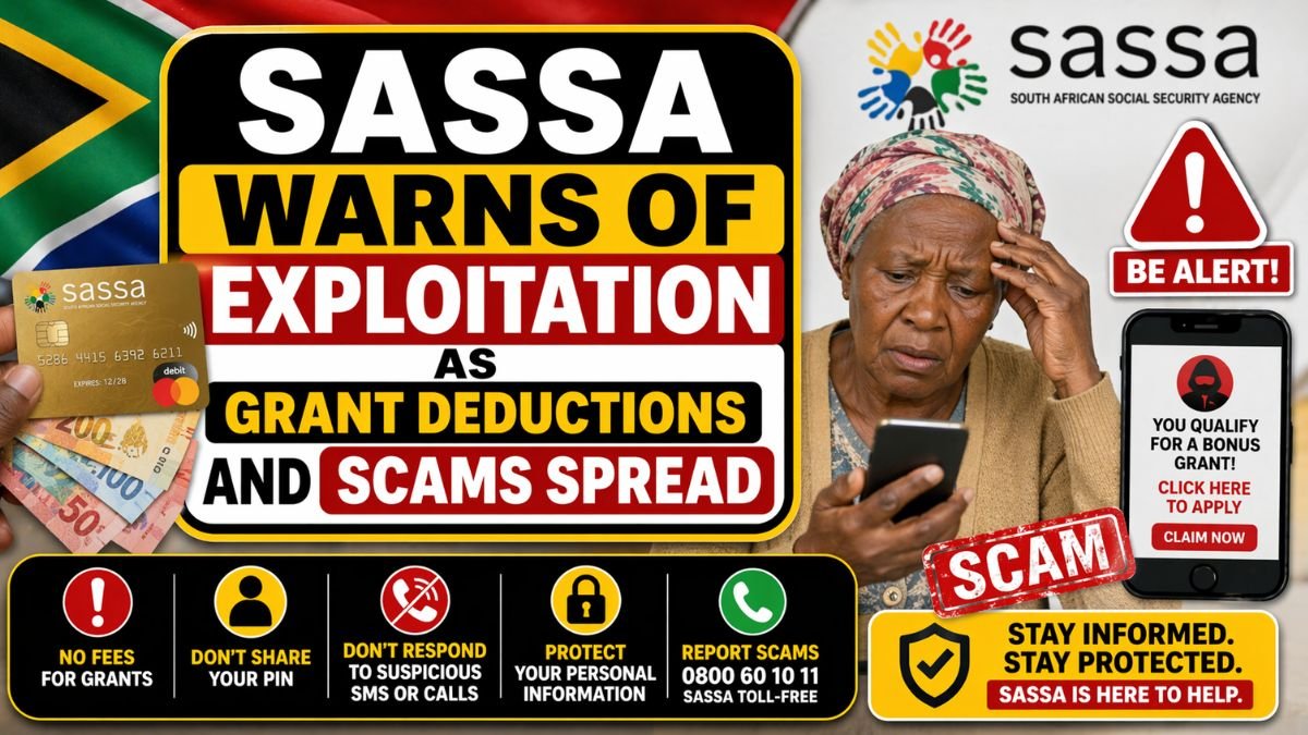 Sassa Warns of Exploitation as Grant Deductions and Scams Spread